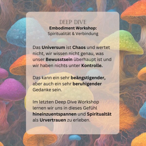 DEEP DIVE Workshop: Spiritualität & Verbindung - on demand