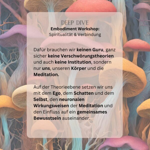 DEEP DIVE Workshop: Spiritualität & Verbindung - on demand