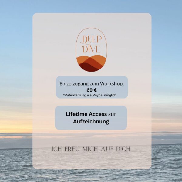 DEEP DIVE Workshop: Spiritualität & Verbindung - on demand