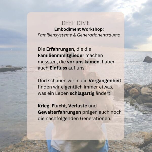 DEEP DIVE Workshop: Familiensysteme & Generationentrauma - on demand