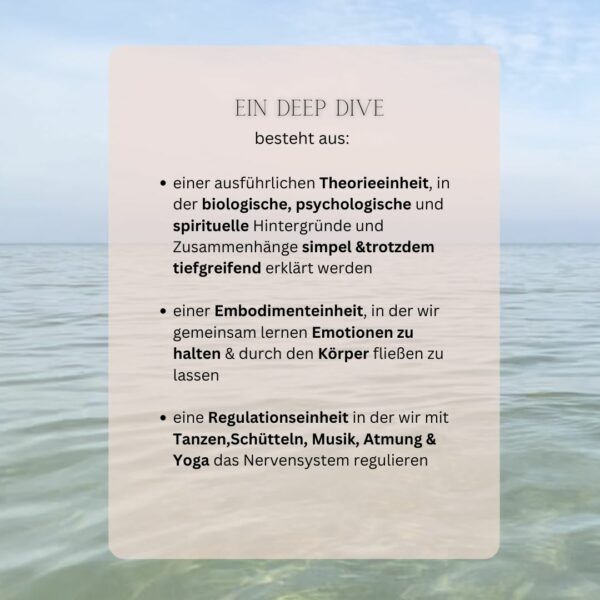 DEEP DIVE Workshop: Körpergefühl - on demand